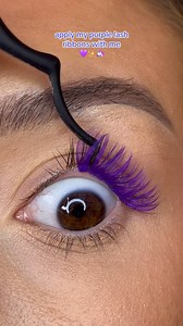 Apply my purple lash ribbons with me!!💜✨🦄 #lashribbons #diyeyelashextensions #lashapplication #underlashapplication #purplelashes #athomelashes | 𝗟𝗮𝘀𝗵 𝗥𝗶𝗯𝗯𝗼𝗻𝘀 𝗗𝗜𝗬 𝗟𝗮𝘀𝗵𝗲𝘀