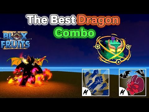 The best and easiest dragon Combo ┃ Blox Fruits Update 25