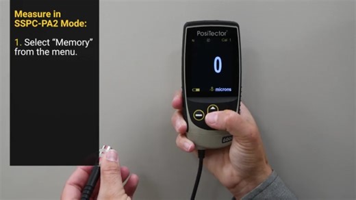 如何使用PosiTector 6000的SSPCPA 2模式测量涂层厚度