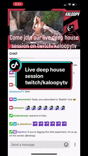 Live deep house session on twitch/kaloopytv #kaloopy #fyp #deephouse