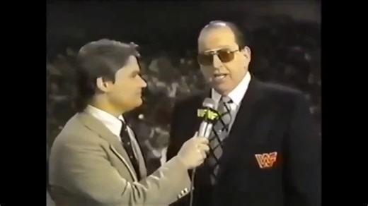 Throwback Tony! 'The Voice of Your Childhood' as a handsome young man alongside the legendary Gorilla Monsoon on WWF Wrestling Challenge. | WHWMonday