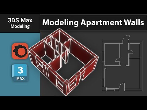 Modeling Apartment Walls from Scratch in 3ds Max | Step-by-Step Tutorial