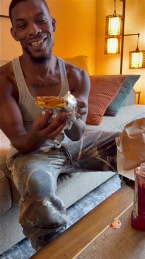 He just wanted a burger