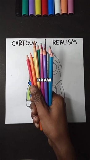 Drawing But Cartoon VS Realism part 2..!