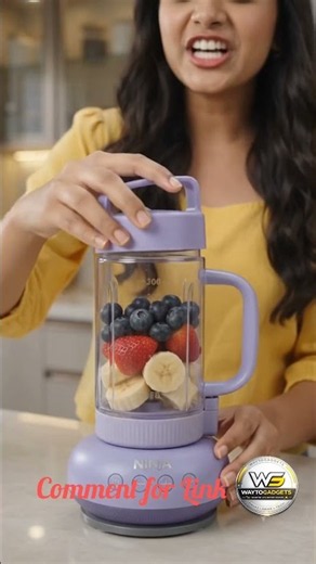 Mini Portable Blender 🥤 | Fresh Smoothie in Seconds | Powerful & Compact Blender #Shorts