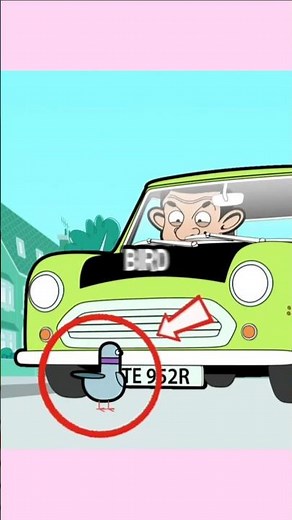 Mr. Bean vs The Bird: Car Poop Chaos!