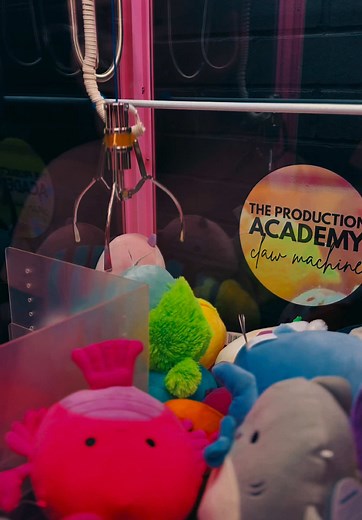 You can never call us boring! Student rewards just got a whole lot “funner”!!! #tpa #clawmachine #earn #werk #fyp #theproductionacademy