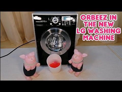 🐷 Orbeez in the new LG washing machine by Happy Pigs