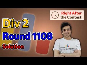 Codeforces Round 1108 (Div. 2) | Solutions by Arpa