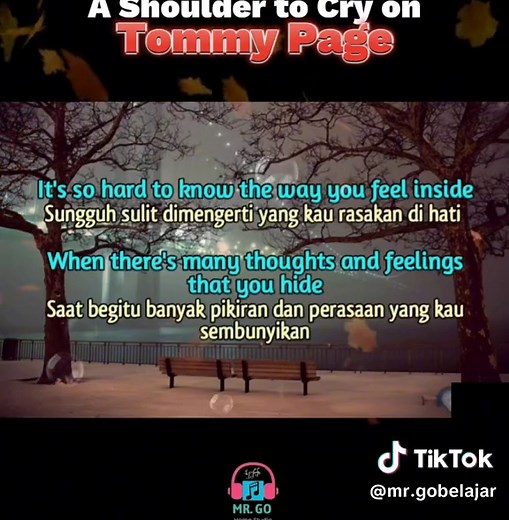 Tommy Page - A Shoulder to Cry On