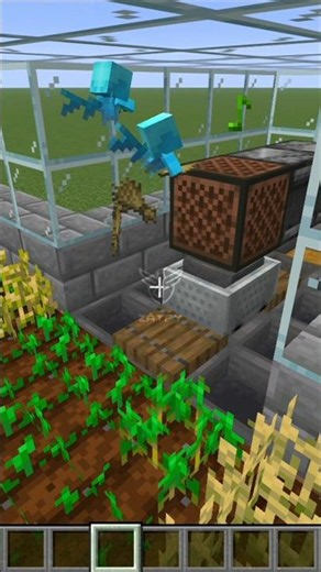Fully Automatic Allay Wheat Farm Tutorial 🌾 #shorts #minecraft #gaming #minecraftshorts #ZÂTFY