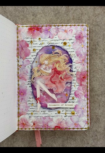 ASMR Scrapbooking: Pink Dream Journal Experience