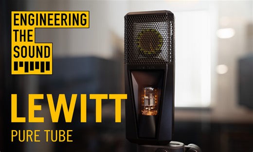 Lewitt Pure Tube Microphone: A Perfect Studio Mic That Shows Off Its Tube