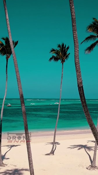 Dominican Republic aerial views of beaches and tropical beauty