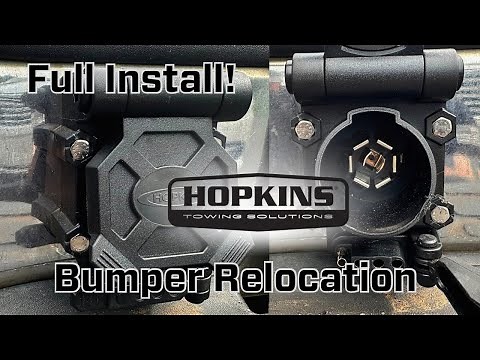 Hopkins 40950 Trailer Connector Relocation: Full Install Guide (Bumper vs. Underneath)