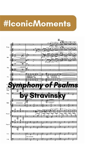 #IconicMoments - Igor Stravinsky: Symphony of Psalms