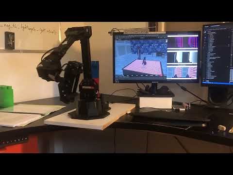 Mujoco and Unity Robotic Arm Simulator Project
