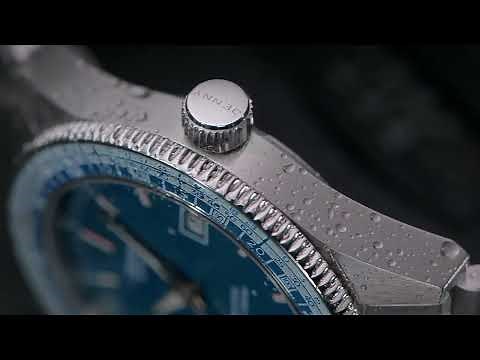 Jenny JE122001002 Men's Caribbean H.R.V. Blue Swiss Automatic Watch #Jenny #Watches #JennyWatches