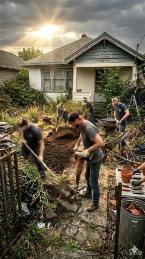 Abandoned Garden Transformation 😳 From Mess to Luxury Front Yard in Seconds!
