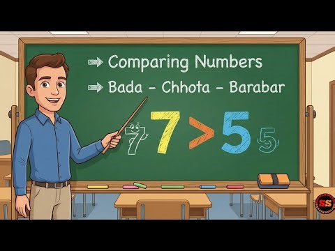 Comparing Numbers | Greater, Less & Equal | Easy Maths for Everyone ‪@Sarwashiksha‬