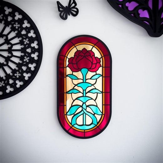 Creel House Stained Glass Acrylic Window | Gothic Home Decor | Wall Art for Gallery Walls - Etsy Canada