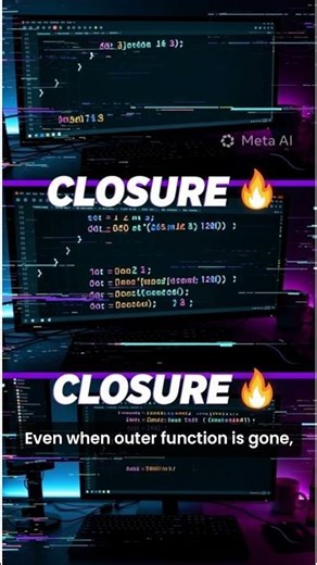 JavaScript Remembers Variables 😱 #shorts ✅ #js #clousure #reactnative #javascript #react