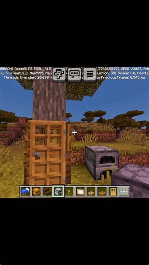 Minecraft tree house tutorial#minecraft #shorts