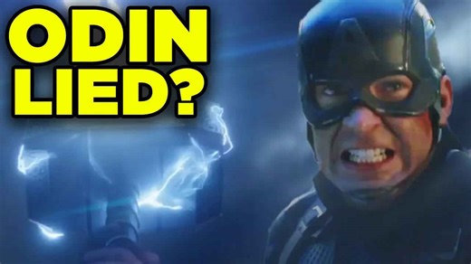 Avengers Endgame cap hammer lightning explained! Did Odin lie? | Total conspiracy