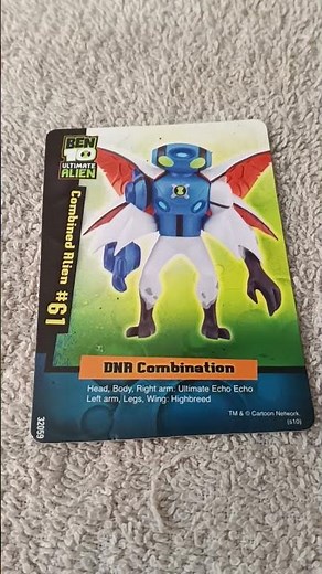 Ben 10 Combination Alien Card #61 - Creation Chamber Figure Ben Ten