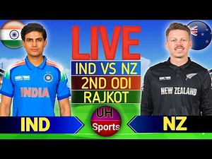 🔴 IND vs NZ, 2nd ODI 2026, Cricket Live Match Today, Live Cricket Scores, Commentary, India Batting