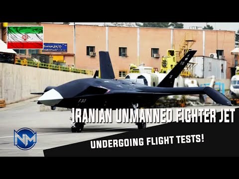 Iranian unmanned fighter jet undergoing flight tests!
