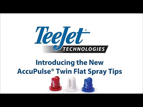 Introducing the AccuPulse® Twin Flat Spray Tip