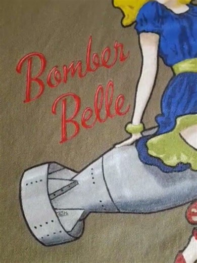WWII Bomber Jacket Pin-up 'Nose Art'