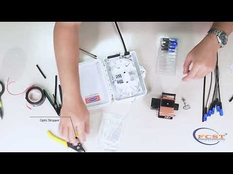 How to install the FTTH terminal box?