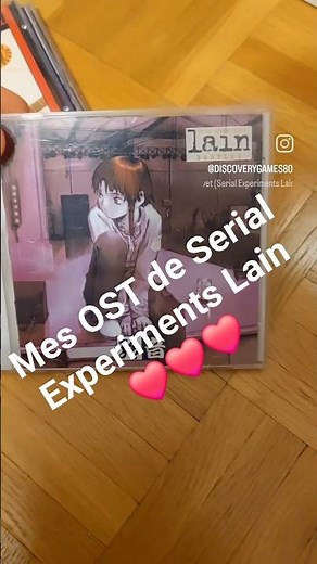Mes OST de Serial Experiments Lain ❤️❤️❤️ #geek #anime #animegeek #ost #serialexperimentslain