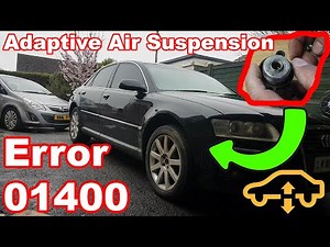 Audi A8 2007 Air Suspension fault... Fault finding and repair.