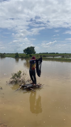 Wow! Incredible scoop net trap catch fish in village