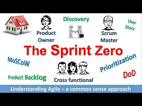 Agile-V: Scrum Initiation phase/Sprint 0 (zero) simplified