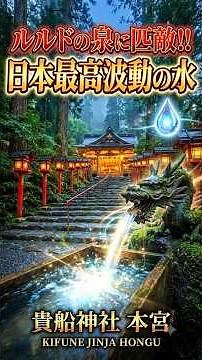 【ルルドの泉に匹敵する日本最高波動の水】貴船神社本宮