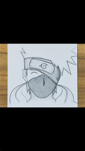 Sketch World on Instagram: "How To Draw Kakashi ✨ . YT - Sayah Art."
