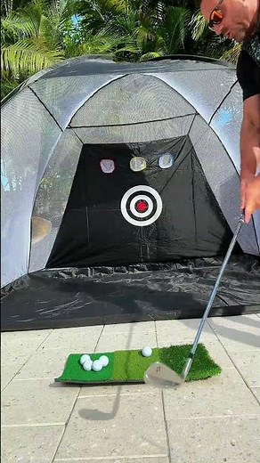 Level up your golf game at home with this full practice setup