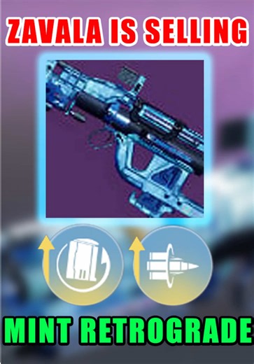 Zavala is Selling Mint Retrograde! #destiny #destiny2 #destiny2tiktok #destiny2thegame #gaming