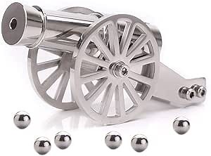 TIETHEKNOT Mini Napoleon Cannon Model Metal Replica Desktop Decorating and Collectibles