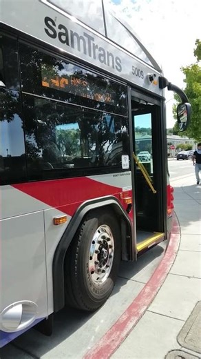 (Loud) SamTrans #5009 Route Announcement: Route 294 Main & Poplar St, Half Moon Bay (Westbound)