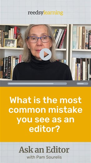 25 reactions | ASK AN EDITOR: What is the most common mistake you have to deal with when editing? Pam shares 3 common ‘mistakes’ she sees when copy editing and as a developmental editor — and how to fix them. As a Reedsy Learning member, you’ll get the chance to have your questions answered by an editor or book coach during our monthly office hours. Find out more via the link in our bio. #askaneditor #editingadvice #editingtip #writingadvice | Reedsy | Facebook
