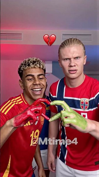 Haaland, Mbappé & Yamal... Wait, WHAT?! 😂 #football #memes #haaland