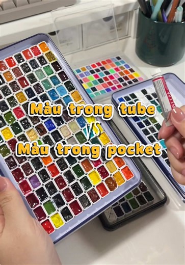 Cách lưu trữ màu vẽ watercolor & gouache hiệu quả
