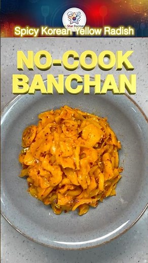 Spicy Korean Yellow Radish | It takes just 5min. [Banchan10]