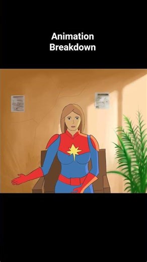 2d Animation breakdown from animatic to color #2danimation #animation #captainmarvel #Thor #cleanup