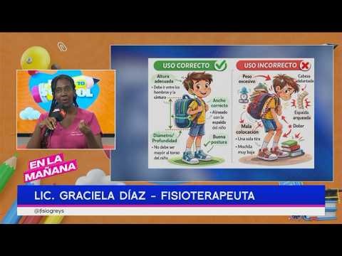 Hablemos de la postura correcta y el peso de la mochila | En La Mañana